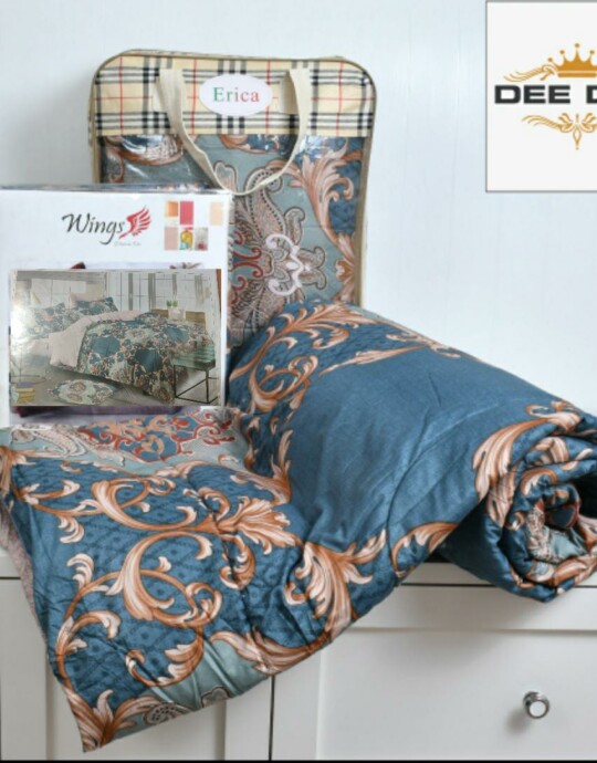 Bed Cover set blue