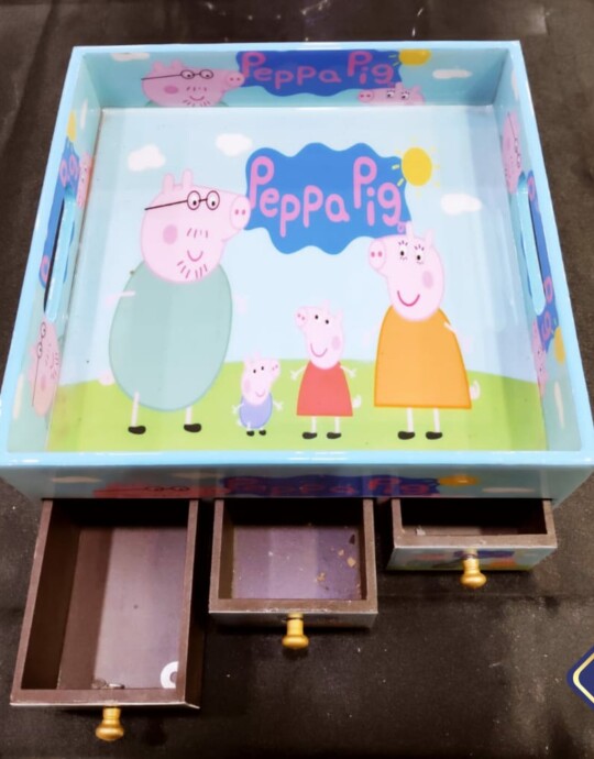 Peppa pig wodden Drawer