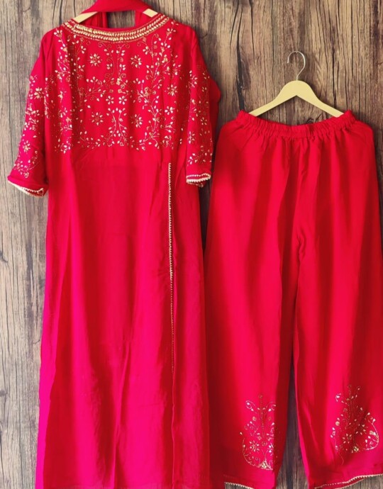 Magenta stitched