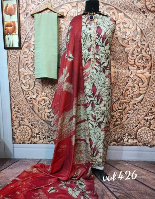 Pashmina red