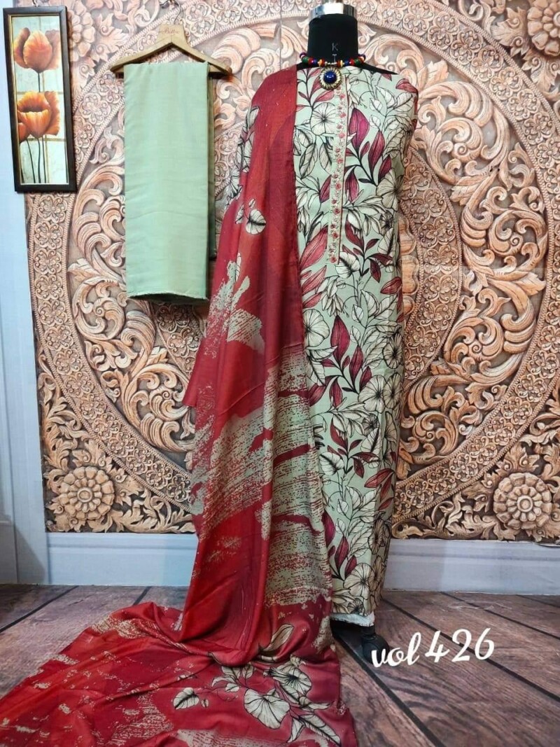 Pashmina red