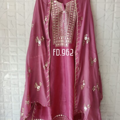 Pink silk