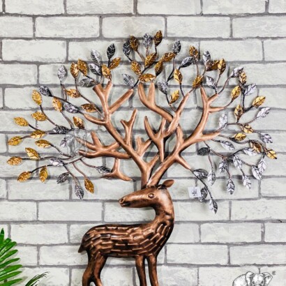 Metal Leaf Decor