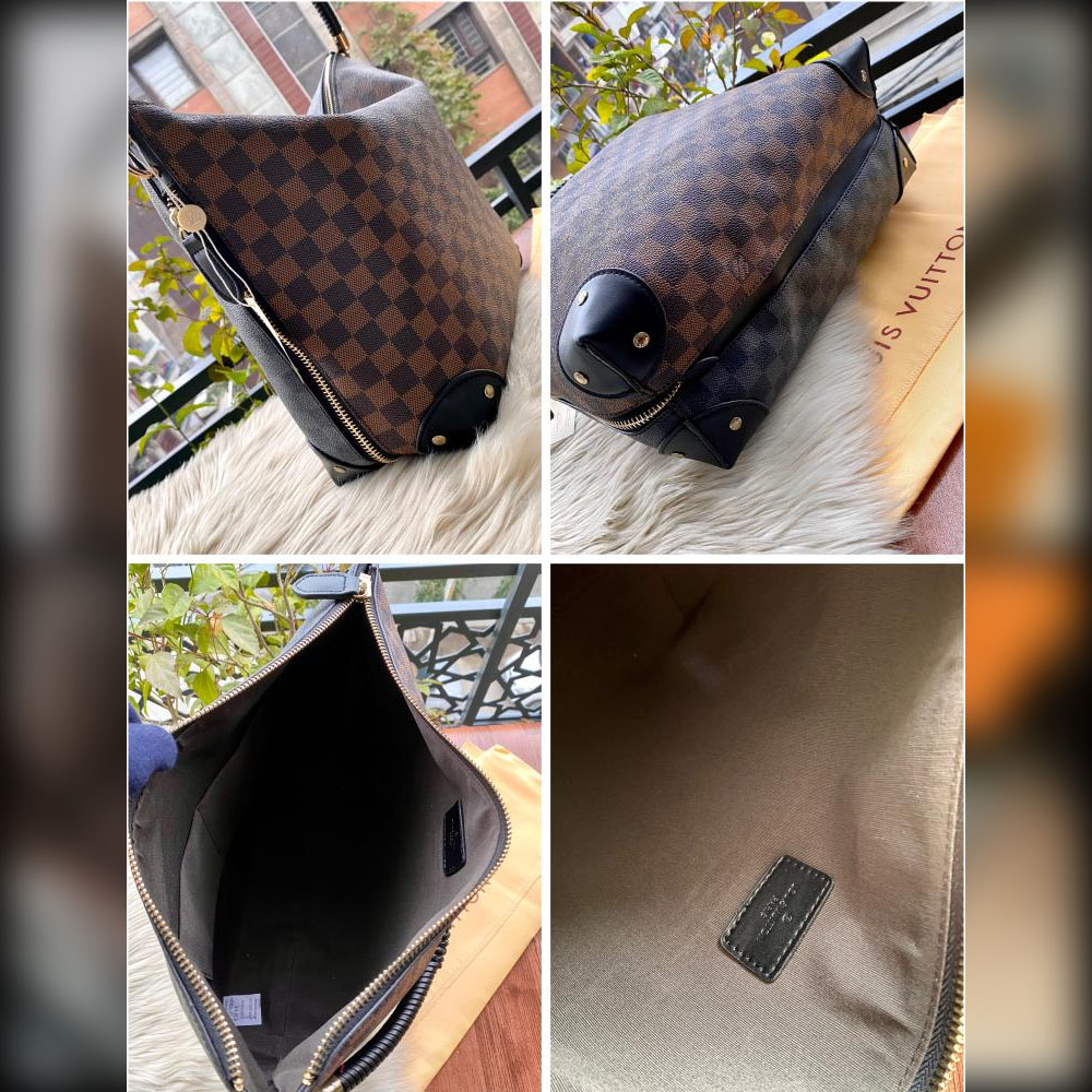 Louis Vuitton Triangle Softy Hobo Rope Handle Tote Bag