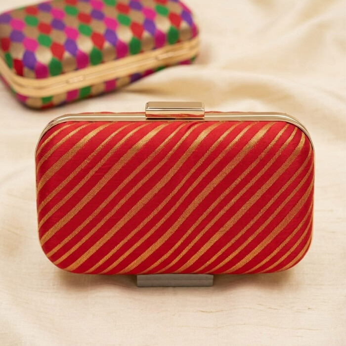 Beautiful Designer Fabric Clutch Bag for Party Wear