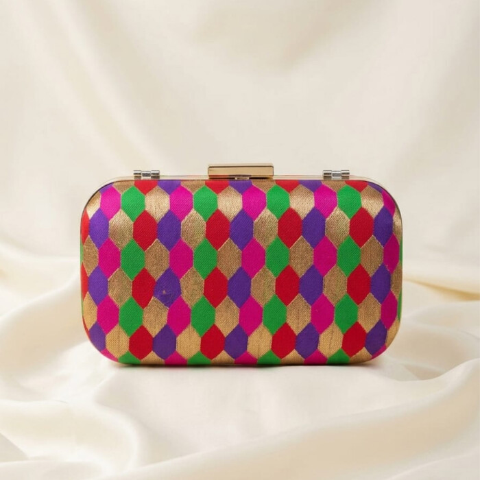 Colorful Designer Party Clutch for Women
